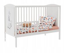 Elf Bed Bloom Art.298070 White Puidust beebivoodi 120x60 cm