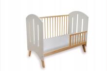 Elf Bed Leaf Art.298078 White Puidust beebivoodi 120x60 cm