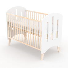 Elf Bed Leaf Art.298079 White Puidust beebivoodi 120x60 cm