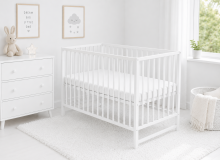 Elf Bed Сlassic  Art.298082 Grey Puidust beebivoodi 120x60 cm