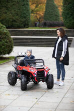 Akuauto - 12V - 4WD - nahkist istmed - NEL918 - MOSTER - ROHELINE