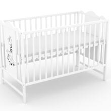 Elf Bed Petal II Art.298141 White  Puidust beebivoodi 120x60 cm