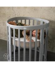 Elf Bed Crib Ovi  3 in 1 Art.298150 Nut  Multifunktsionaalne puidust 3-ühes transformeeriv võrevoodi