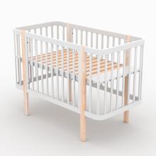 Elf Bed Kalmia Art.298151 White  Puidust beebivoodi 120x60 cm