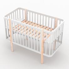 Elf Bed Kalmia Art.298155 Nut Puidust beebivoodi 140x70 cm