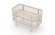 Elf Bed Kalmia Art.298156 White Puidust beebivoodi 140x70 cm