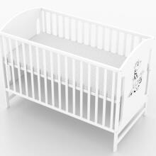 Elf Bed Meadow Drawer Art.298164 White/Natural  Puidust beebivoodi hoiuruumiga (120x60 cm)