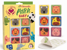 Bebe Basic Baby Patch Citronella Art.298202 Komplektis 24 sääsetõrjeplaastrit tsitronellaga beebidele (multifilmi stiilis)