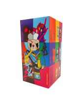REBEL BEAR movable plush with bag, 18 cm