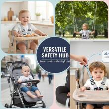 Kidsworld High Chair Safety Belts Art.298739 Söögitooli turvavöö