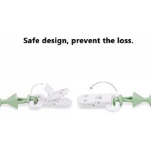 Kidsworld Silicone Pacifier Clip  Art.298740 Mix Luti hoidja