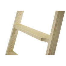 Kahepoolne redel H77 ComfortLine / puidust / 2x5 astet