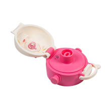 A0725 SCHOOL WATER BOTTLE WITH STRAW 480ML PINK