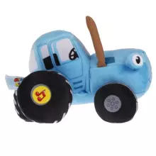 Kids Book Tractor Blue  Art.299162 Heliefektidega plüüsmänguasi