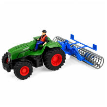 RC Roheline Traktor Rulliga ja Taluniku 1:24 Kaugjuhtimisega