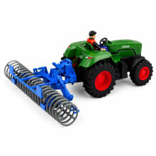 RC Roheline Traktor Rulliga ja Taluniku 1:24 Kaugjuhtimisega