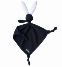 La Bebe™ Sleep Comforter Gift Set Art.299202 Black Bunnies Pehme kaisutekk + luti hoidik