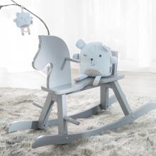 Kidsworld Rocking Horse Art.299213 White Puidust kiikmänguasi lastele