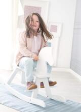 Kidsworld Rocking Horse Art.299213 White Puidust kiikmänguasi lastele