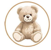 Kattekomplekt - 2 tk - 120x90, 40x60 - PLUSH TEDDY BEAR