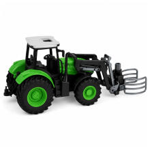 RC Traktor koos Heinahaardega Kaugjuhtimisega Tuled Roheline 1:24