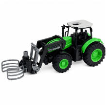 RC Traktor koos Heinahaardega Kaugjuhtimisega Tuled Roheline 1:24