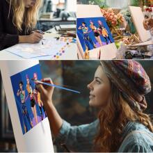Pop Painting by Numbers Huntrix Art.299483 Värvi Numbritega
