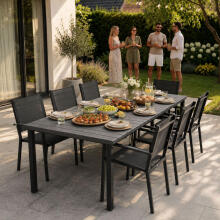 Suur 8-kohaline aiapink 180x90 cm terrassile aeda halli pinnaga MultiGarden