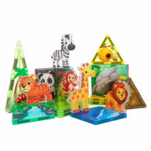 KLOCKI - 02295 - magnetilised - ZOO - 27 tk