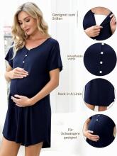 Italian Fashion Nightdress Art.299895 Navy  Rasedus-/imetamisöösärk