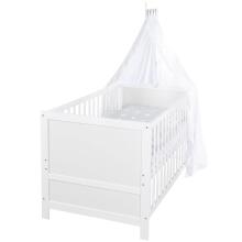 Roba Kombi Crib Art.299909 White Ümberehitatav puidust võrevoodi (140 x 70 cm)