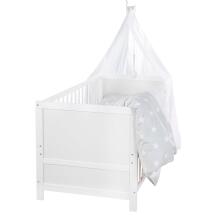 Roba Kombi Crib Art.299909 White Ümberehitatav puidust võrevoodi (140 x 70 cm)