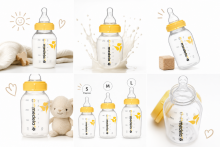 Medela Bottle L size Art.299924   Silikoonist lutiga (suurus L – kiire voolavus, mõeldud enneaegsetele) lutipudel, 150 ml