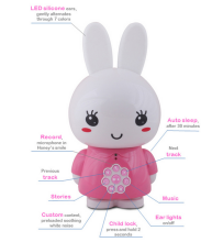 Alilo Art.G6 Pink RU – Interactive Educational Music Player/Night Light for Children from 0 Months with Russian Language Support