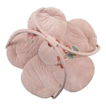 Little Dutch Activity Play Mat Shell Art.LD8717 Flowers & Butterflies pink attīstošais paklājiņš