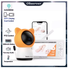 La bebe™ Accessories Monitor Babyphone Wireles Art.38931 White Beebimonitor-videokaamera