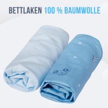 Kidsworld Next to Me Bed Linen Art.38988 4-osaline võrevoodi voodipesukomplekt