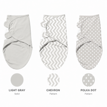 Summer Infant Art.40181 Swaddle Me Gray/White Dot Puuvillane mähkimislina mugavaks uneks; sobib 3,2–6,4 kg kaaluvate imikute mähkimiseks.