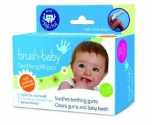 Brush Baby Teething Wipes Art.BRB109  Салфетки для зубов,20 шт.0-16m