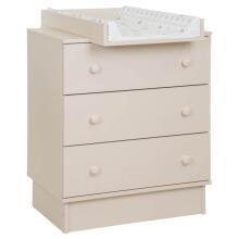 La Bebe™ Bedding Wood Set Tomi Art.43646 Cashmere  Lastemööbli komplekt: voodi ja kummut