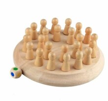 Ikonka Memory Chess Art.KX6212  Деревянные шахматы