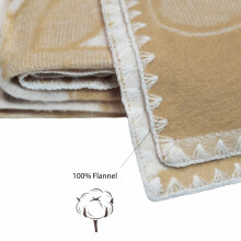 UR Kids Blanket Cotton Art.47968 Sheep Beige  Детское одеяло/плед из натурального хлопка 100х118см