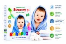 Karapuz Sensitive Powder Art.47984 Pesupulber imikutele alates esimestest elupäevadest, 400g