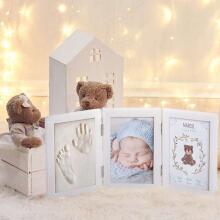 Art for baby Art.55572 Hand and Foot Print White