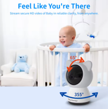 La bebe™ Accessories Wireles Baby Monitor Babyphone Art.60765 White Beebimonitor-videokaamera