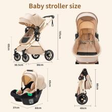 Shineey 3-in-1 Pushchair Buggy Art.U9-X Grey