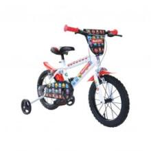 Esperia Kids Bike Panda White/Green 14' Art.9770 Laste jalgratas täispuhutavate rataste ja terasraamiga