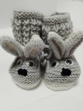 La bebe™ Hand Made Art.70839 Bunny Latvia Baby socks