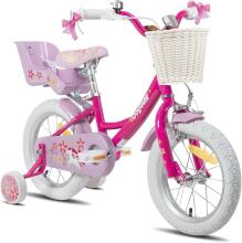 Glerc Kids Bike Wheels Collas 14'  Art.72708 Peach  Laste kaherattaline jalgratas lisaratastega