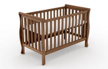 Elf Bed Gardenia  Art.74240 Nut Väikelapse võrevoodi (120x60 cm)